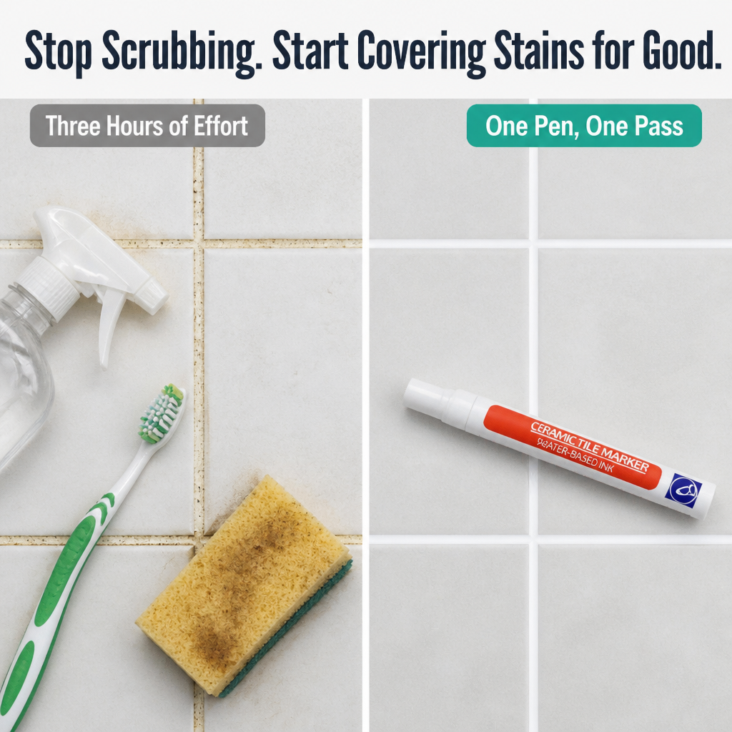 BioShieldSeal™ — Restore Yellowed Grout Lines to Fresh White in Just 20 Minutes