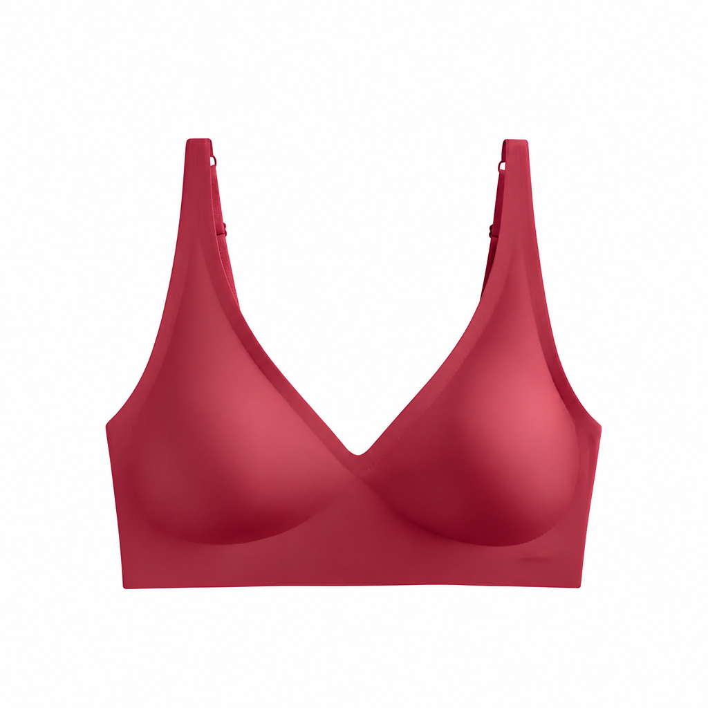 SilkenEase™ – Wire-Free Invisible V-Neck Comfort Bra