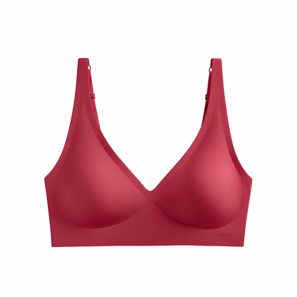 SilkenEase™ – Wire-Free Invisible V-Neck Comfort Bra