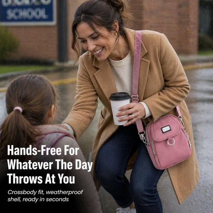 VeloStride™ Mini Crossbody — Tote Your Phone, Wallet & Keys Rain or Shine