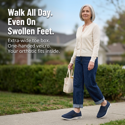 VersaStride™ — Stroll Comfortably with Swollen, Sore, Difficult-to-Fit Feet All Day
