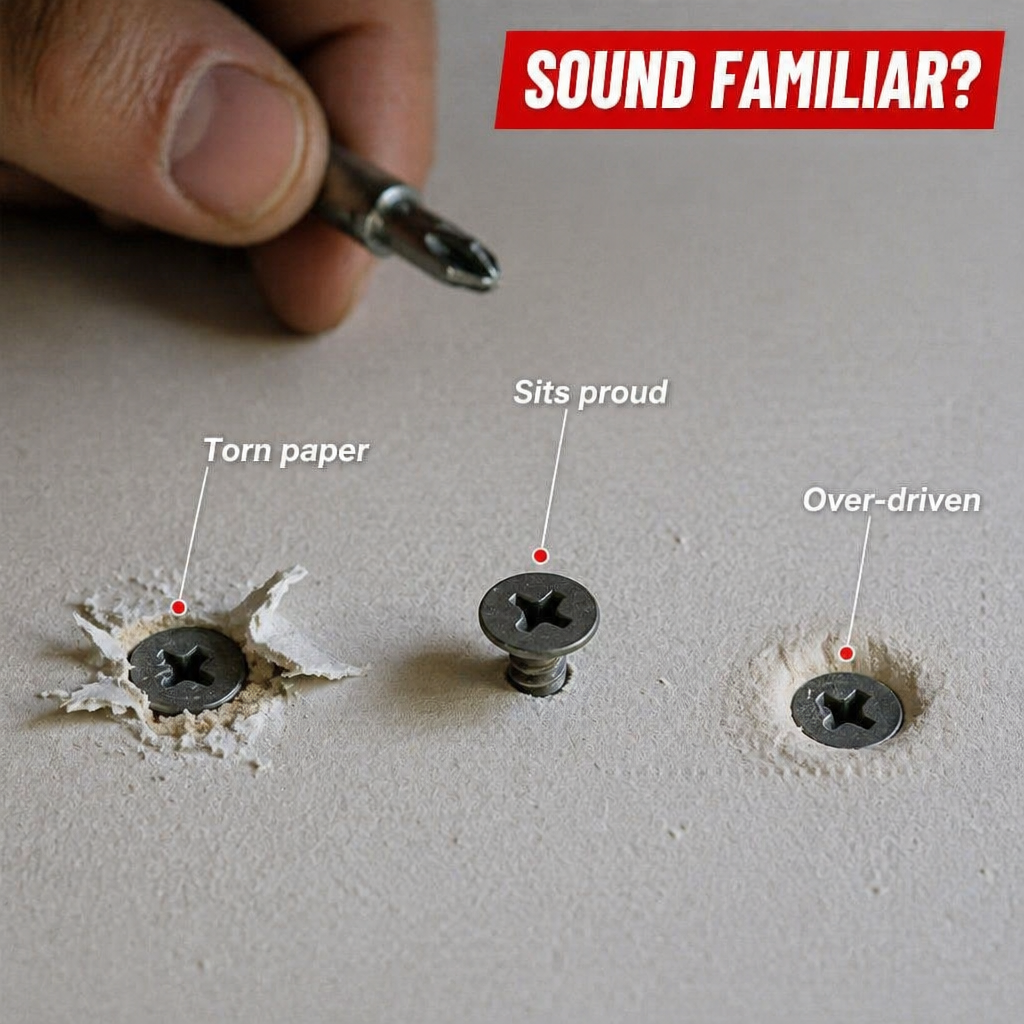 TitanDrive™ — Drive Every Drywall Screw Flush Without Cam-Out or Paper Tear