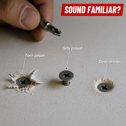 TitanDrive™ — Drive Every Drywall Screw Flush Without Cam-Out or Paper Tear