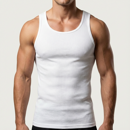Premium Ultra-Soft Cotton Stretch Fitted Tank