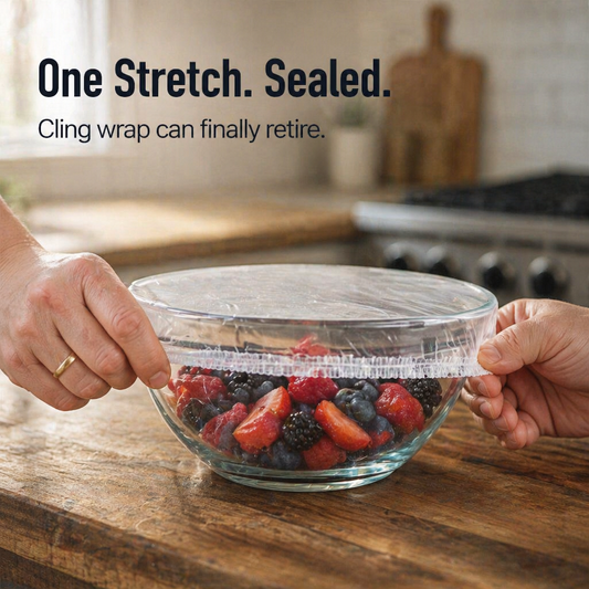 FreshWrapPro™ — Seal Any Bowl in One Stretch and Avoid the Cling-Wrap Struggle