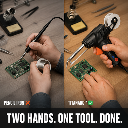 TitanArc™ — Pull the Trigger, Deliver Flawless Solder Joints One-Handed