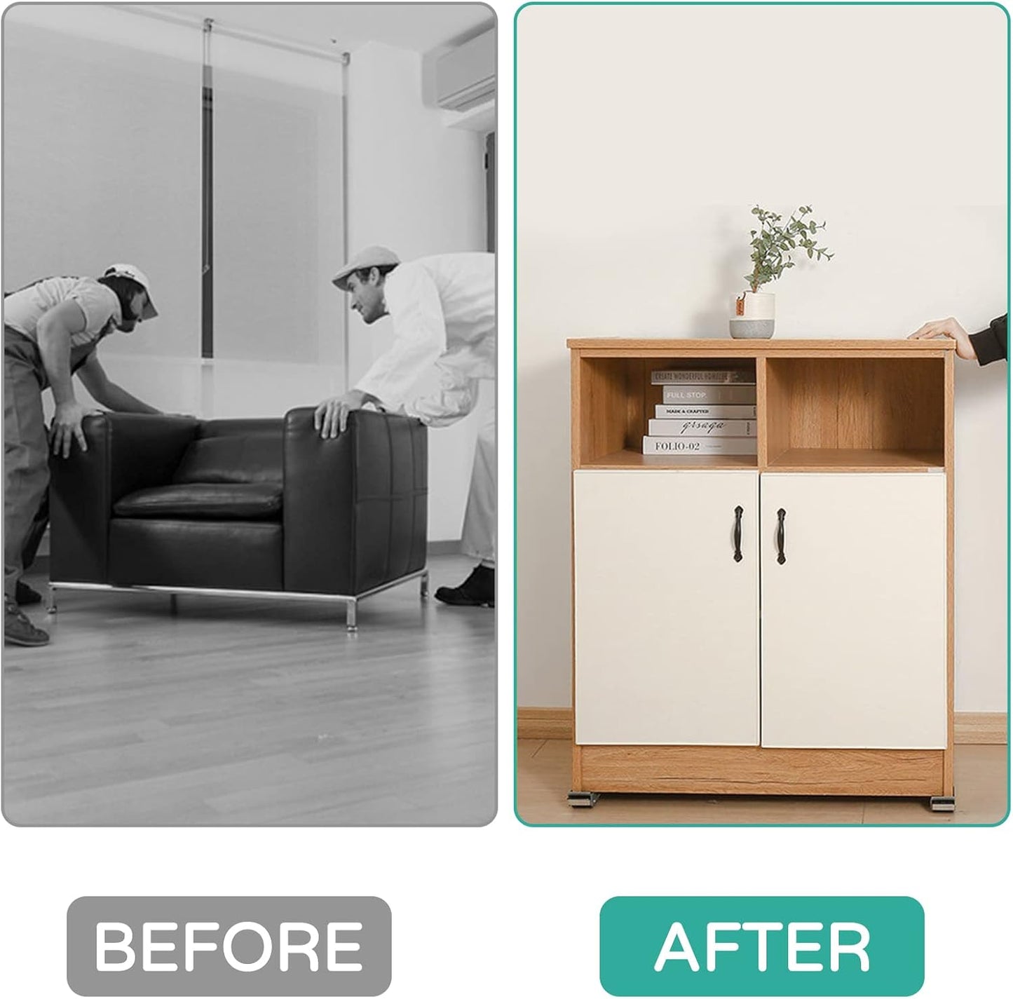 ShiftEase™ — Effortless Control to Move Heavy Furniture Without Back Pain or Floor Scratches