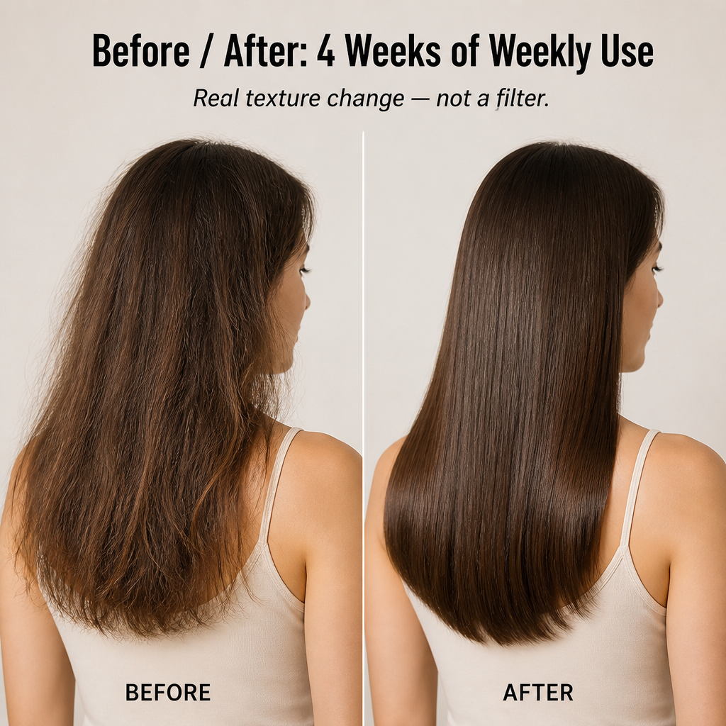 LustraLuxe™ — Restore Weakened Hair Within 5 Minutes a Week from the Inside