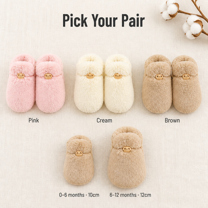 TinyTreadz™ — Snuggle Tiny Toes in Plush Booties That Truly Stay Put