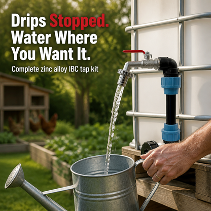 HydroMaster™ — Swap Your Cracked IBC Tap and Stop the Leaks Permanently