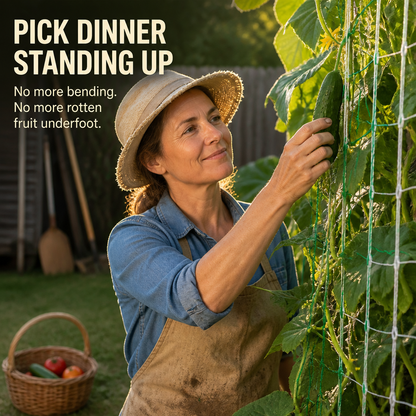 SkyRiseGrid™ — Double Your Yield in Half the Garden Space