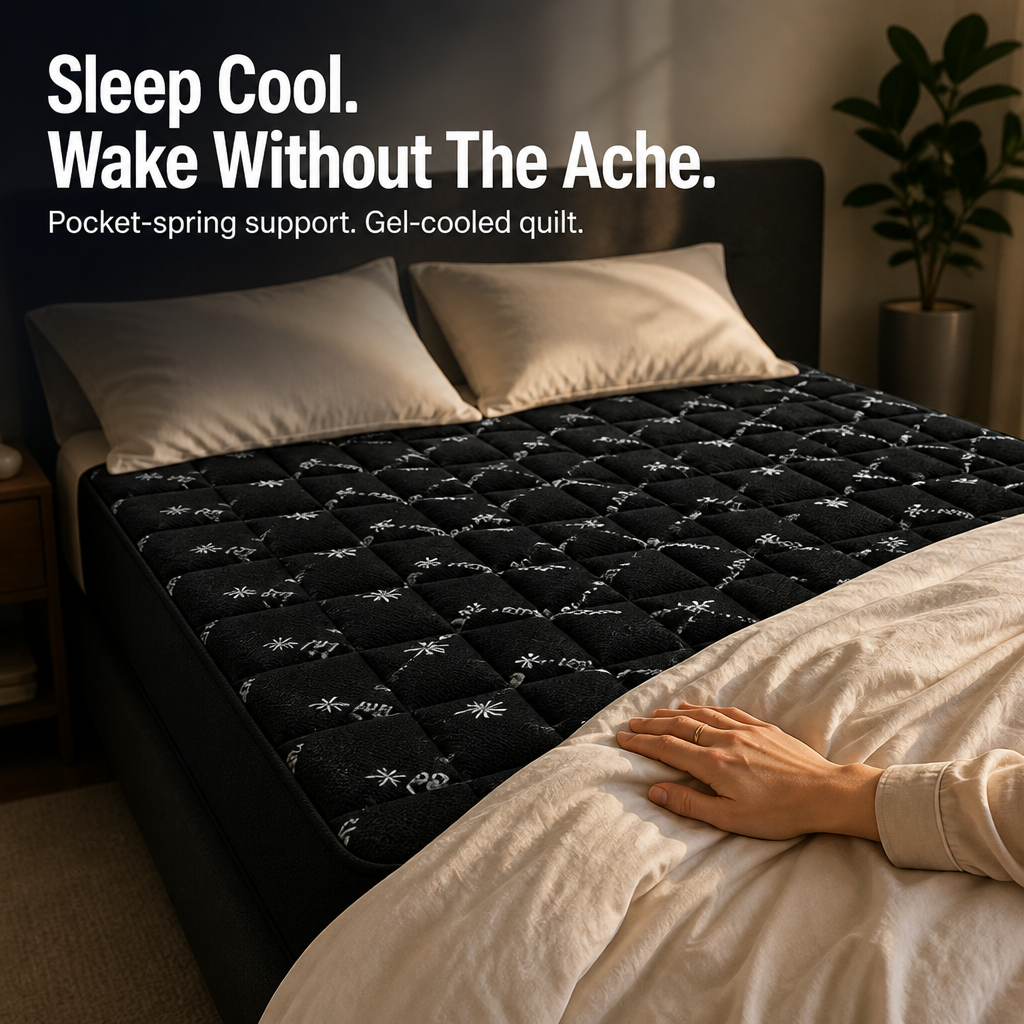 CosmaRest™ — Stop Morning Back Pain and Stay Cool All Night Long