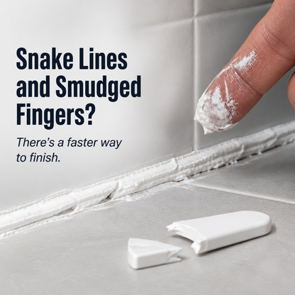 SilqueBlend™ 3-in-1 Caulk Tool — Master Flawless, Fingerprint-Free Caulk Lines in One Smooth Move