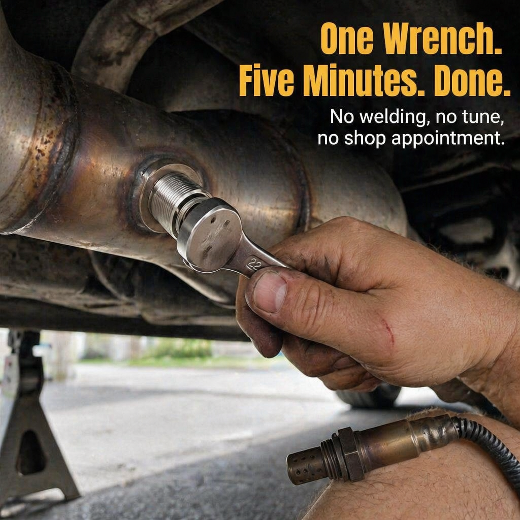 CelClear™ O2 Sensor Spacer — Stop the Check Engine Light Without Removing the Cat