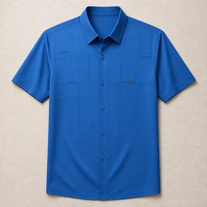 Maxon™ – Stretch Short-Sleeve Button-Down Shirt, Wrinkle-Resistant