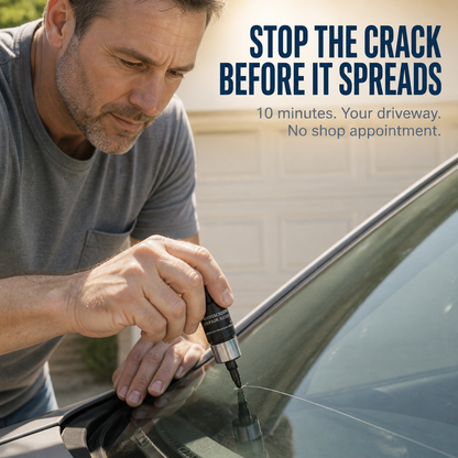 CrystalSeal™ — Seal Stone Chips and Prevent Cracks From Widening in 10 Minutes