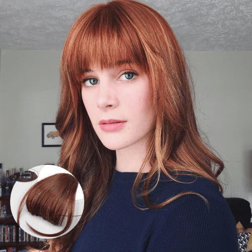 NovaTress™ Clip-in Bangs — Snap on Stunning Style and Confidence in Seconds