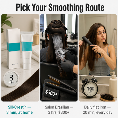 SilkCrest™ — Tame Frizz Fast in 3 Minutes, Avoid the $300 Salon Visit