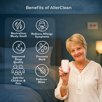 AirVibe™ — Enjoy Effortless Allergy Relief and Deep, Soothing Sleep Every Night