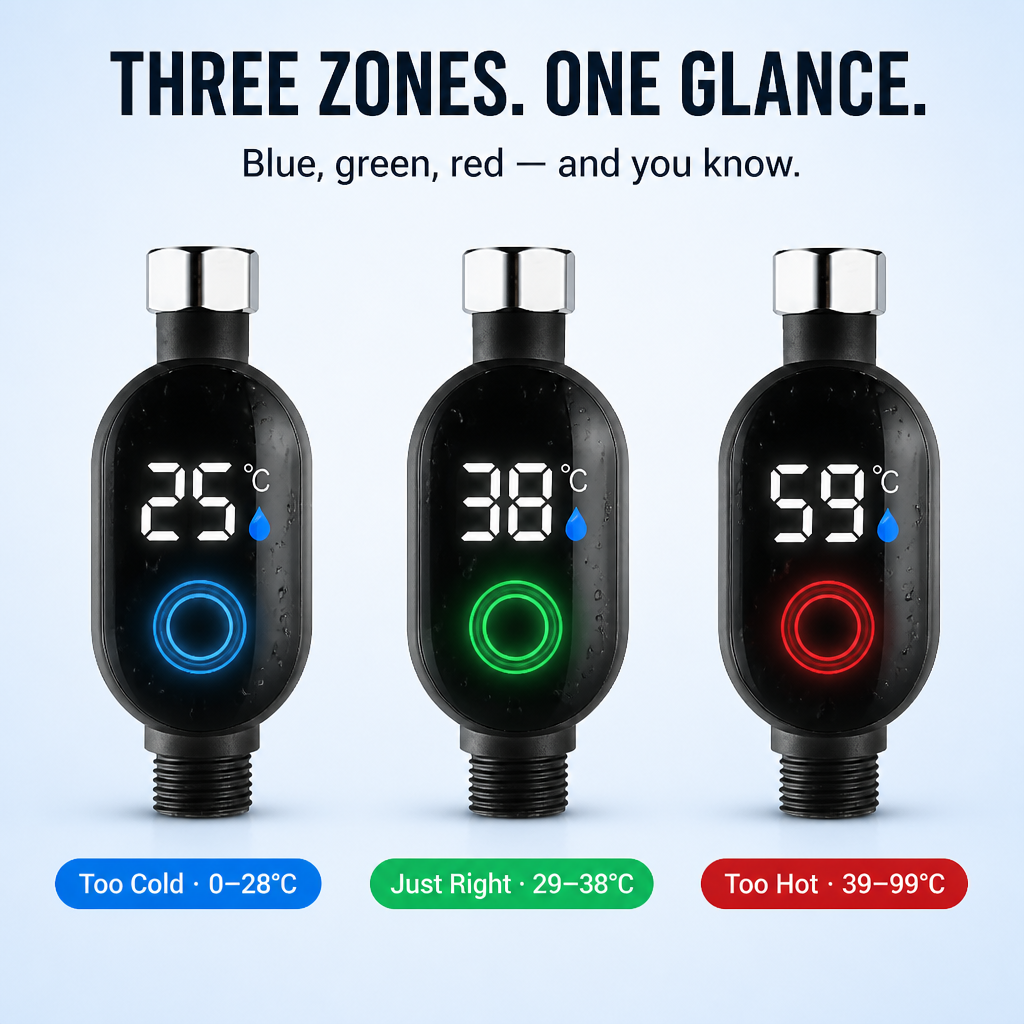 LushVibe™ — See the Precise Water Temperature Before It Meets Skin