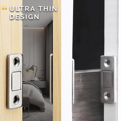 Strong Magnetic Ultra-Thin Invisible Door Catch, Punch-Free (4 pcs)