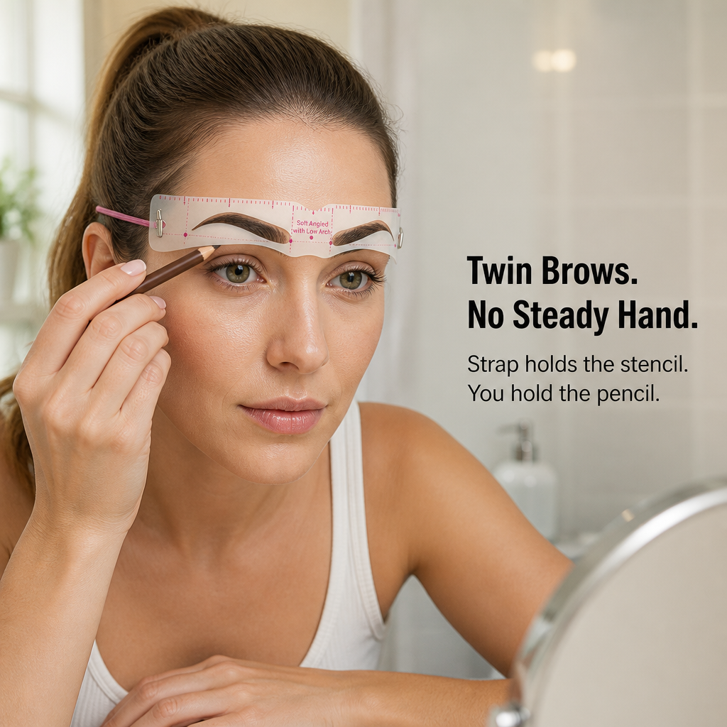 ArchAura™ — Achieve Twin Brows in 60 Seconds, Even on a Wobbly Morning