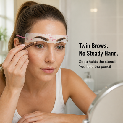 ArchAura™ — Achieve Twin Brows in 60 Seconds, Even on a Wobbly Morning