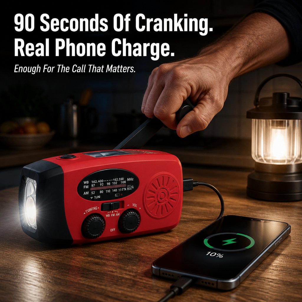 VoltGuard™ — Crank, Illuminate, And Power Through Your Next Blackout