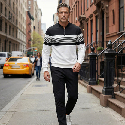 StriPeak™ — Command Attention with Lightweight Warmth & Razor-Sharp Style