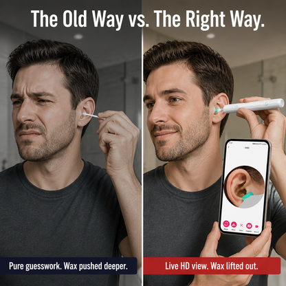 ClearWave™ — Look Inside Your Ear and Remove Wax Without Pushing It Further