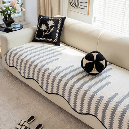 WaveLuxe™ Chenille Couch Cover — Wrap Your Sofa in Plush Protection and Effortless Style