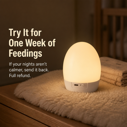 SereniNest™ — Gentle Nighttime Feeds Without Brightening the Baby