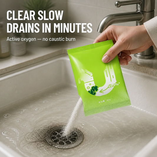 RapidFlowX™ — Break Down Hair, Grease & Sludge Fast Without Damaging Your Pipes