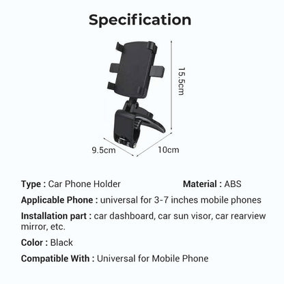 HaloMount™ — Experience Rock-Solid Grip and Effortless Phone Access for Safer, Stress-Free Drives