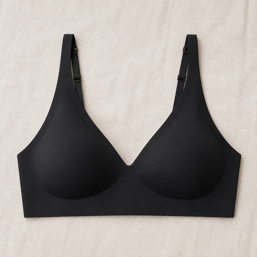 SilkenEase™ – Wire-Free Invisible V-Neck Comfort Bra