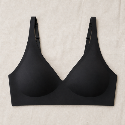 SilkenEase™ – Wire-Free Invisible V-Neck Comfort Bra