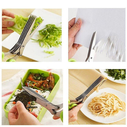 【FINAL DAY OFFER】5-Blade Kitchen Salad Shears