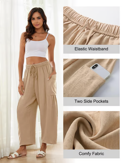 Flowing Summer Palazzo Pants™ — Light, Breezy, Effortless Fit