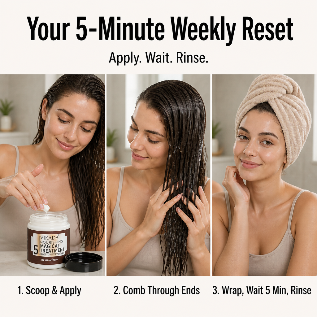 LustraLuxe™ — Restore Weakened Hair Within 5 Minutes a Week from the Inside