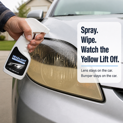 LumaShield™ — Spray to Clear Foggy Headlights in Minutes Without Sanding or Garage Trips