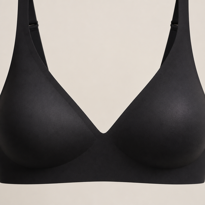 SilkenEase™ – Wire-Free Invisible V-Neck Comfort Bra