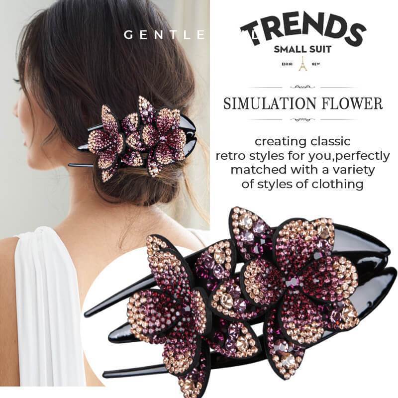 ShinePetal™ Hair Clips — Sparkling Confidence That Holds Strong All Day