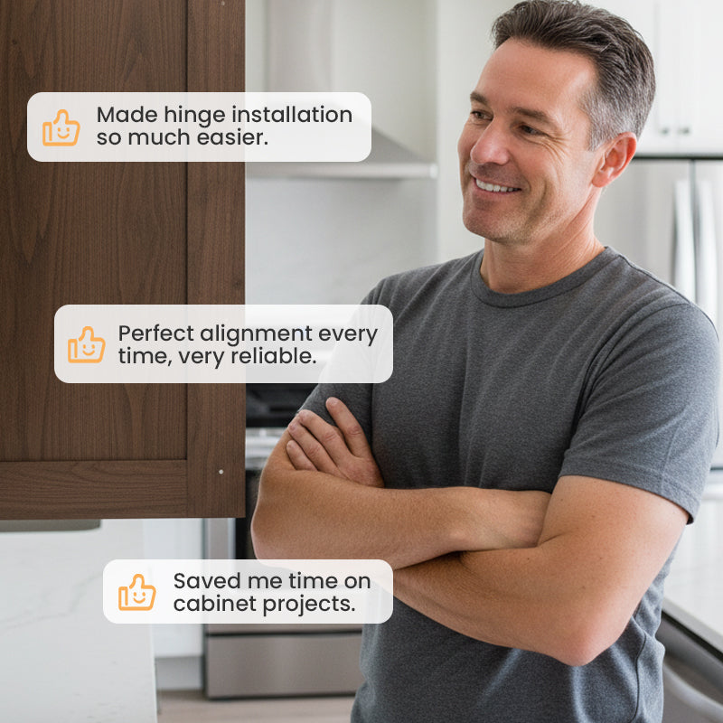 PrecisionGrip™ — Nail Perfect Hinges Fast for Flawless, Stress-Free Doors Every Time
