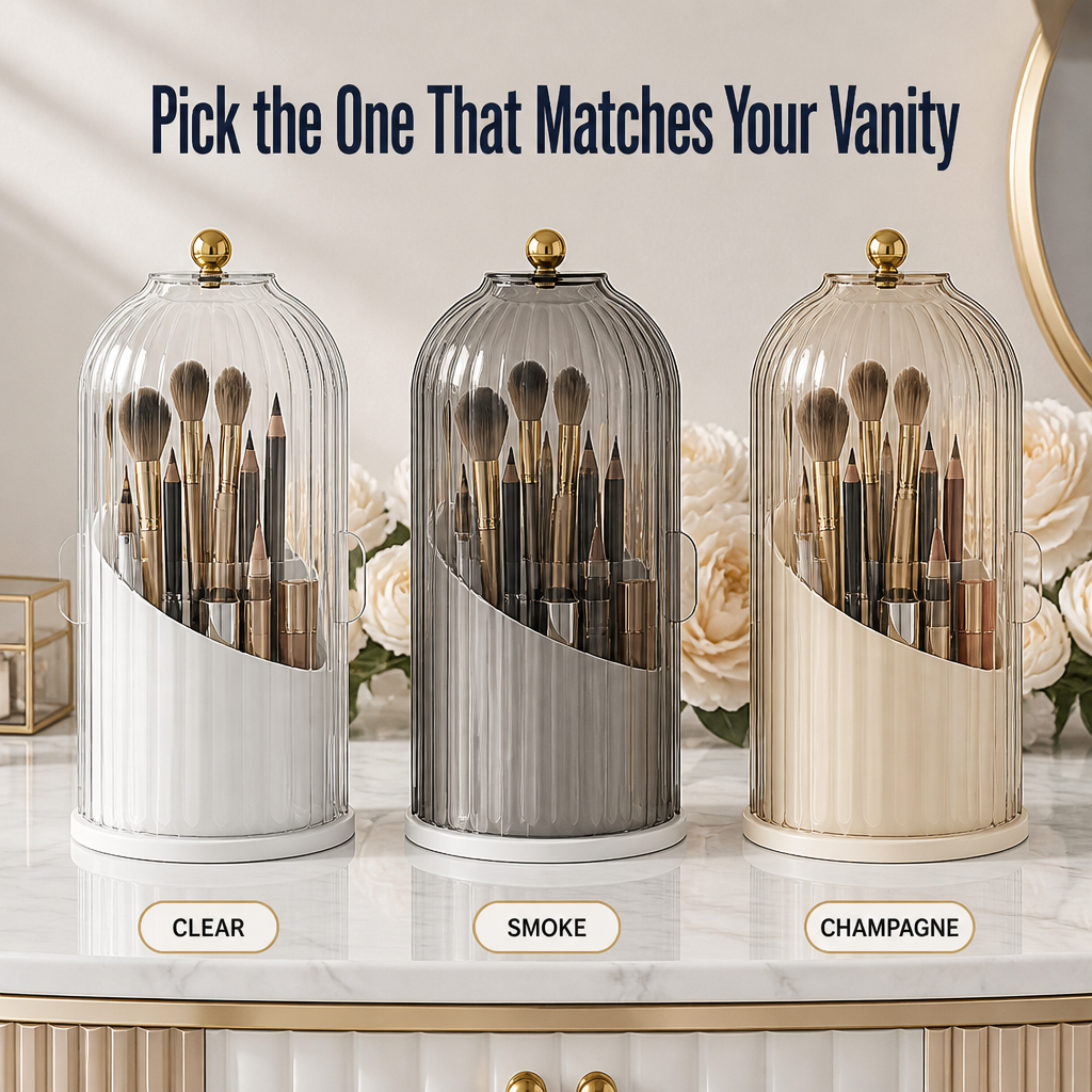 MetroLux™ Brush & Beyond Organizer — Turn Bathroom Mess into Fresh, Tidy Tranquility