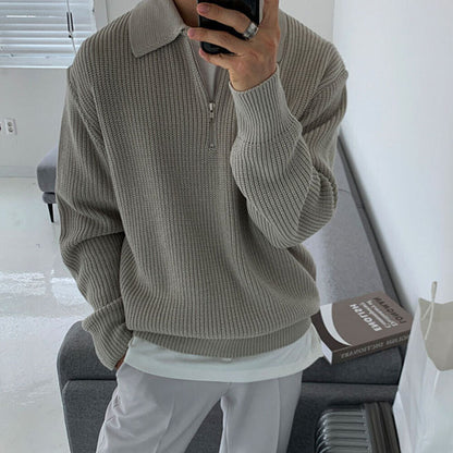 Soren Sweater — Men’s Knitted Turtleneck with Flexible Fit and Easy Care