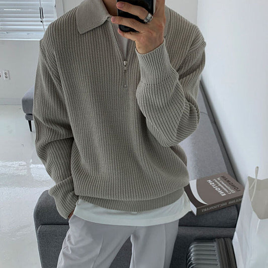 Soren Sweater — Men’s Knitted Turtleneck with Flexible Fit and Easy Care