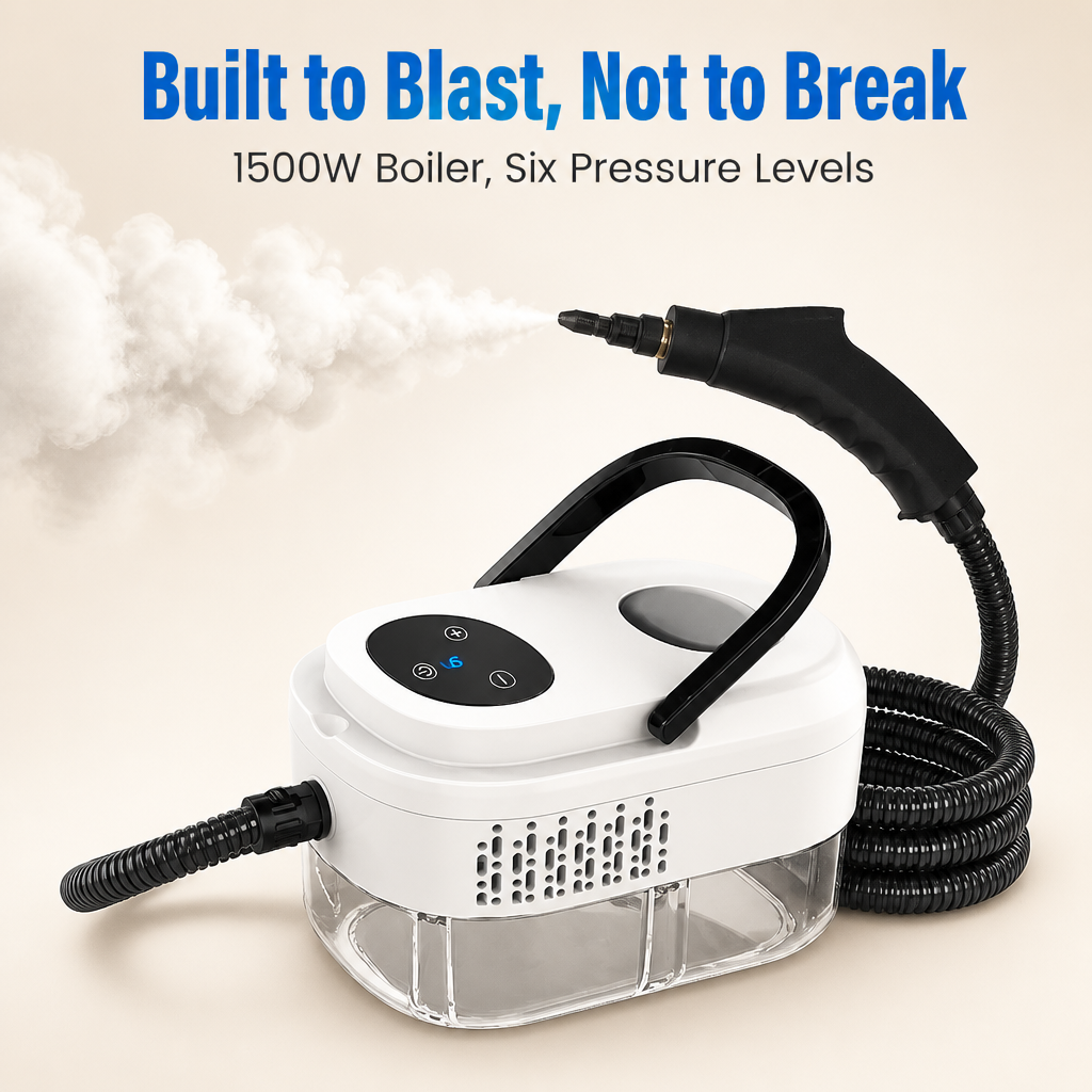 VaporaClean™ — Dissolve Baked-On Grease and Eliminate Germs Using 221°F Chemical-Free Steam
