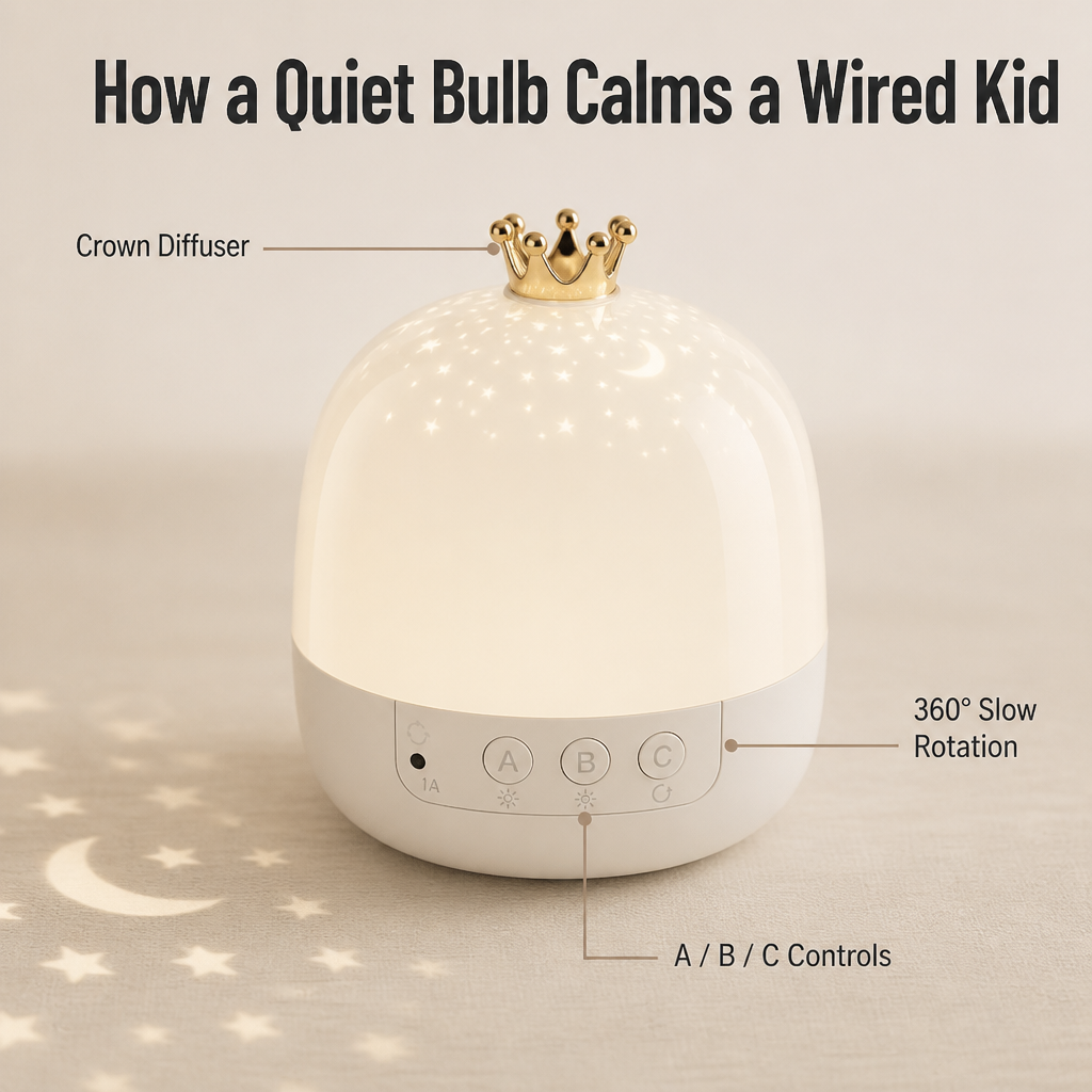 CelestiDream™ — Stop Bedtime Struggles with a Soothing Galaxy in Minutes