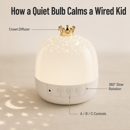 CelestiDream™ — Stop Bedtime Struggles with a Soothing Galaxy in Minutes