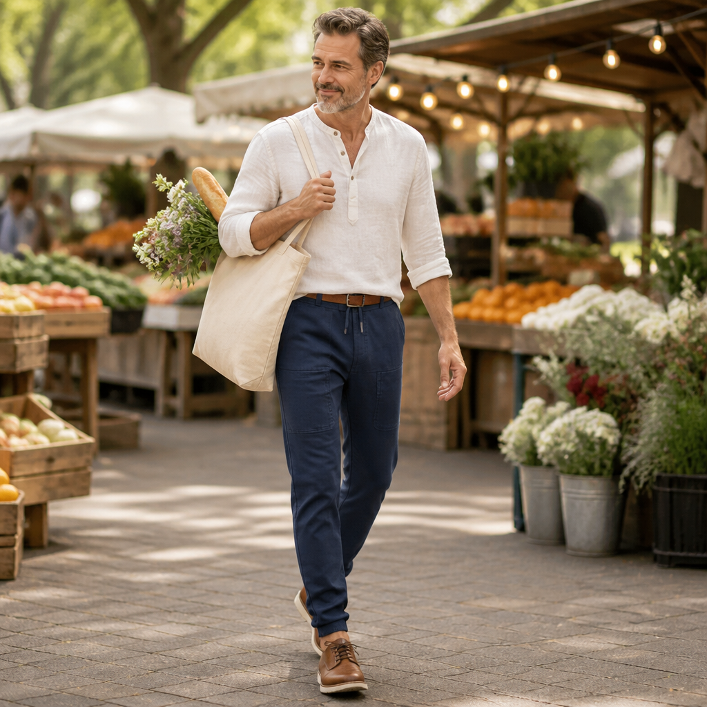 CasualFlex™ – Stretchy Cargo Pants with Drawcord Waist for Effortless Wear